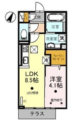 スカイブルーCの物件間取画像